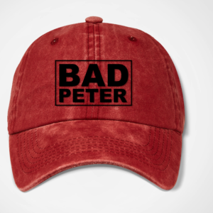 Bad Peter Baseball Cap Raspberry